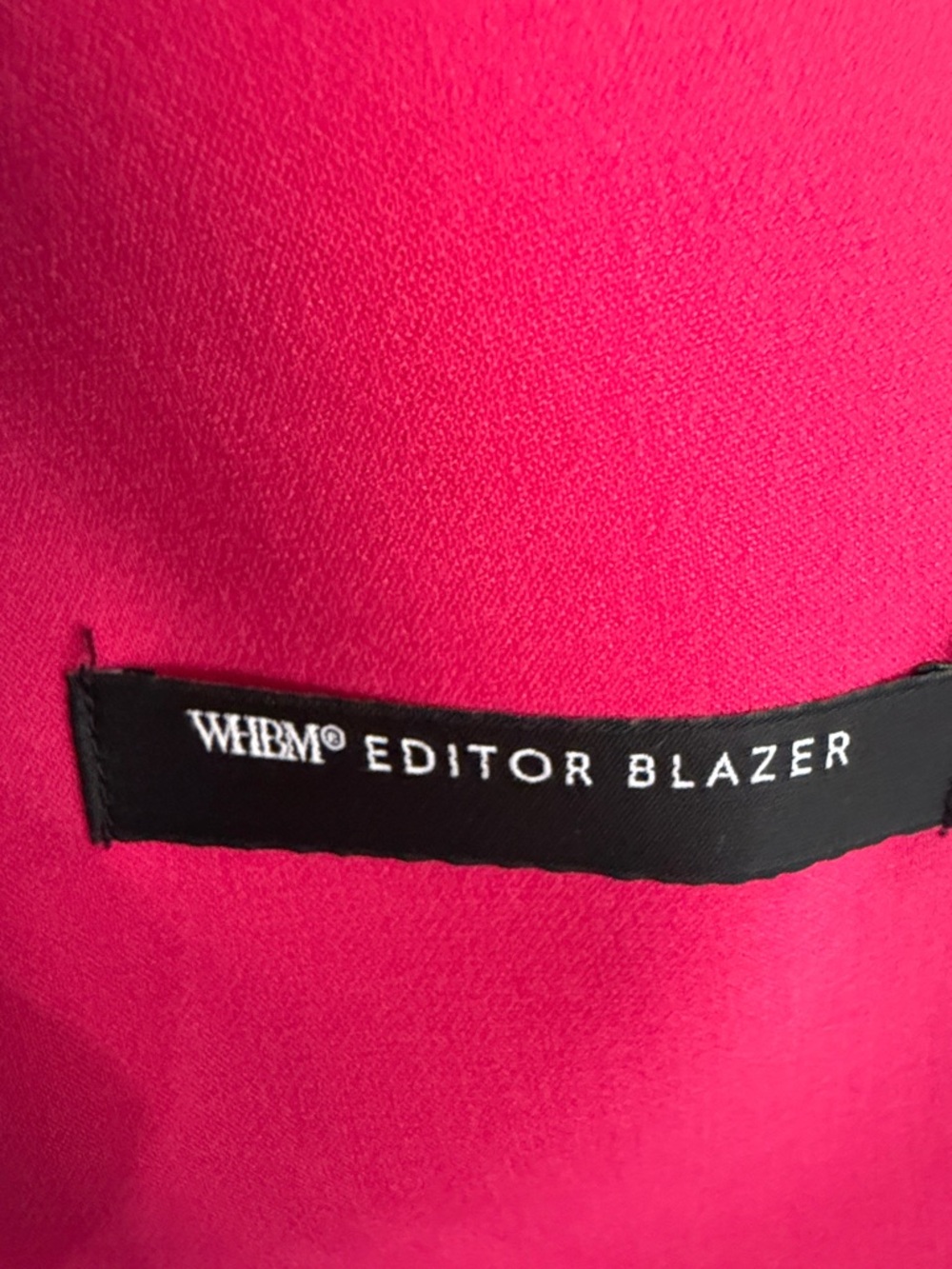 White House Black Market Bright Pink Single-Button Blazer - Picture 13 of 13